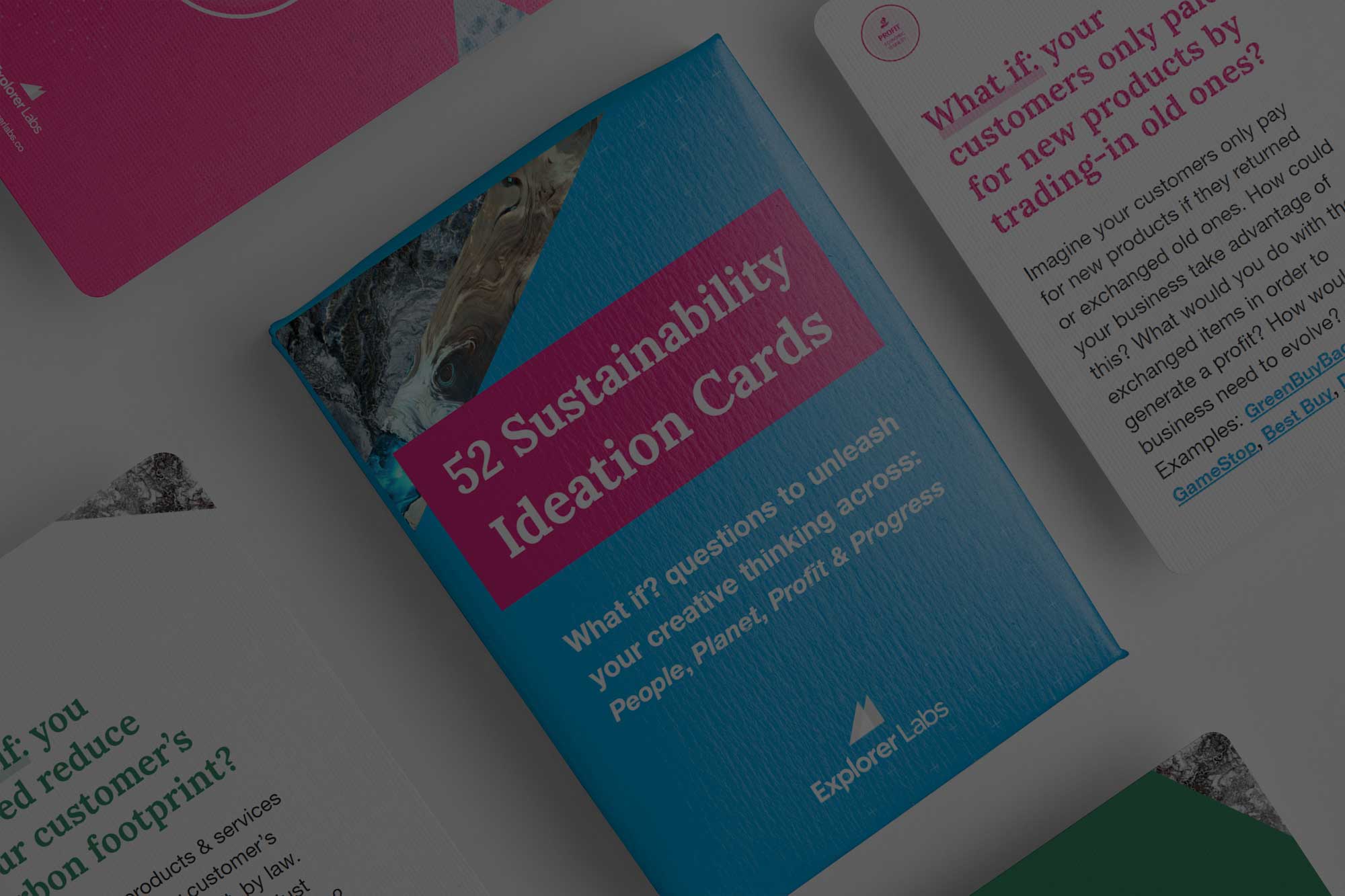 52 Sustainability Focused Ideation Brainstorm Cards for FREE
