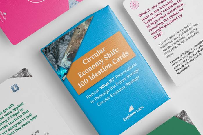 Radical "What If" Provocations to Redesign the Future through Circular Economy Strategy Explorer Labs Radical "What If" Provocations to Redesign the Future through Circular Economy Strategy Explorer Labs