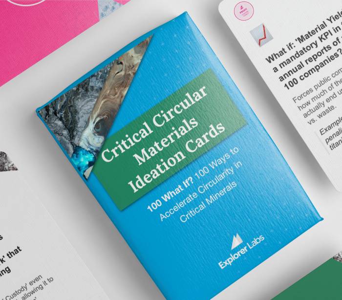 Explorer Labs Critical Circular Materials CCM Innovate UK Ignite Lab Government Strategy